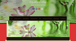 Desktop Screenshot of equilibriovital.cl